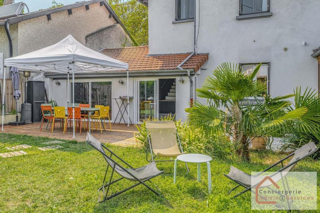 Maison A Lyon Parilly Avec Piscine, Jardin, Parking Prive & Proche Eurexpo Vénissieux Exteriér fotografie